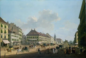 Wien, die Promenade, 1824